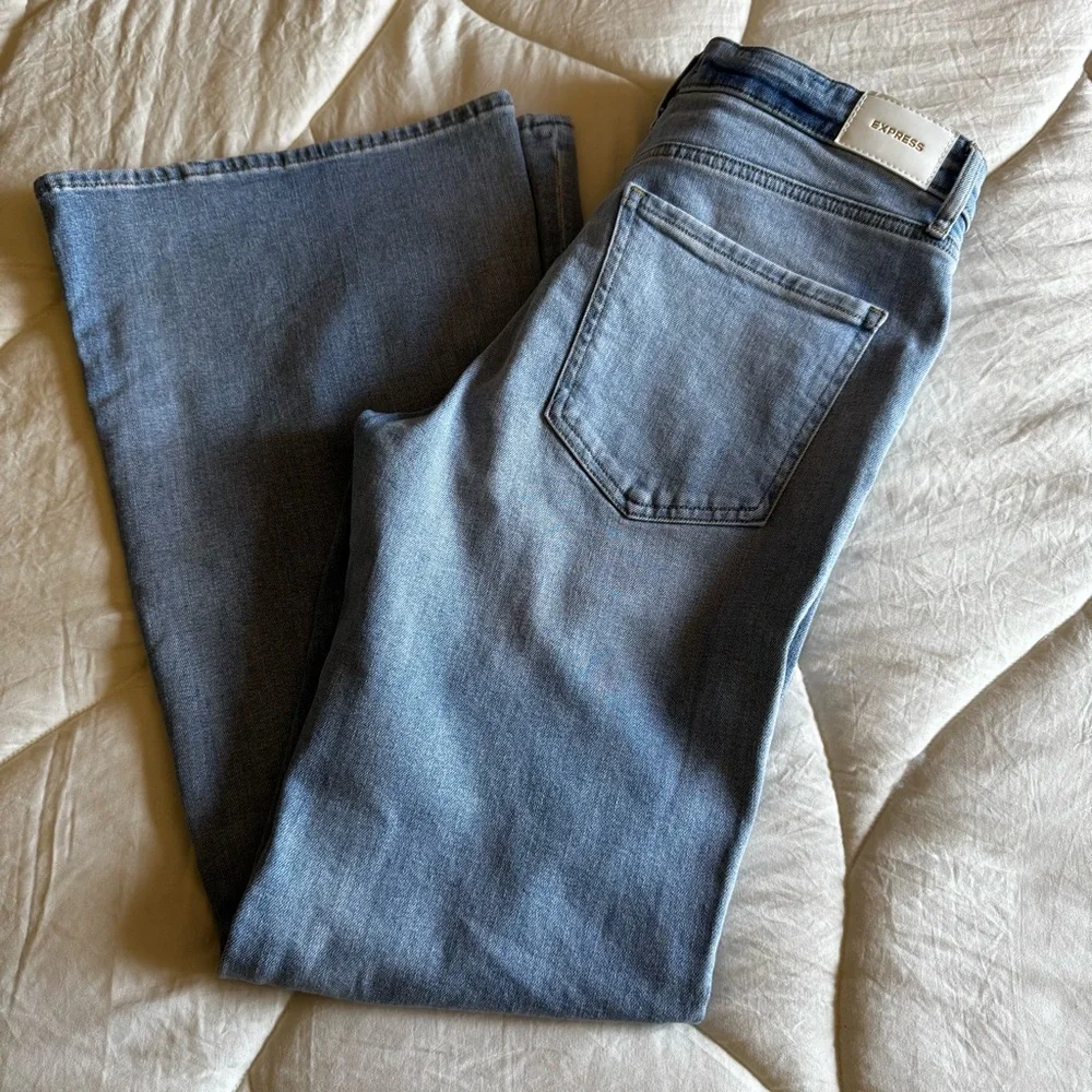 Express 70’s Flare mid rise NWT Light Blue Women's Jeans